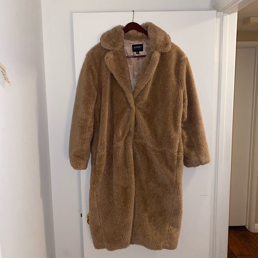Shearling teddy coat